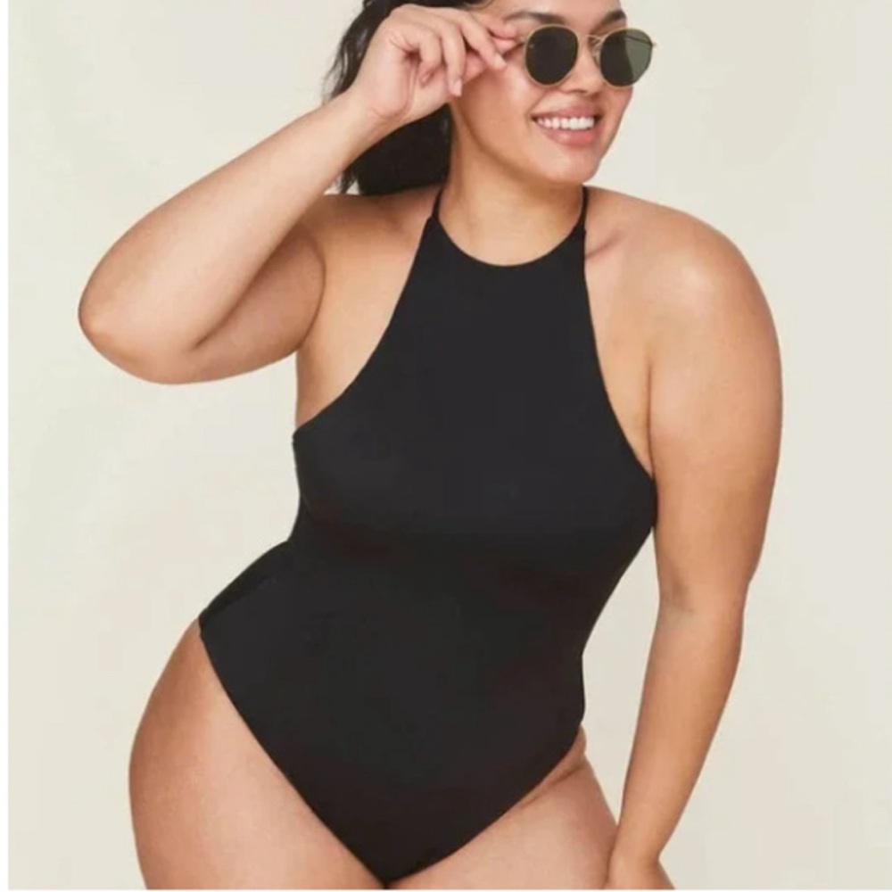 Andie Swim The Asbury One Piece Black Swim Suit